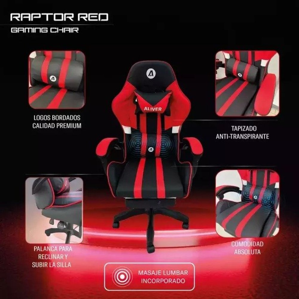 silla-gamer-aliver-raptor-ergonomica-vibra-masajes-reposapies-sillagameraliverraptor